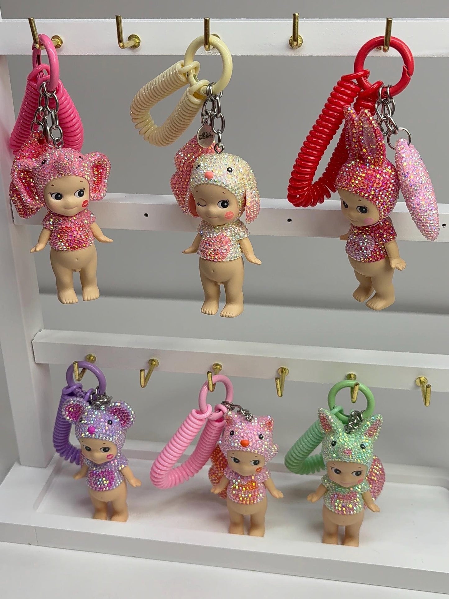 Authentic Bedazzled Sonny Angel Keychain