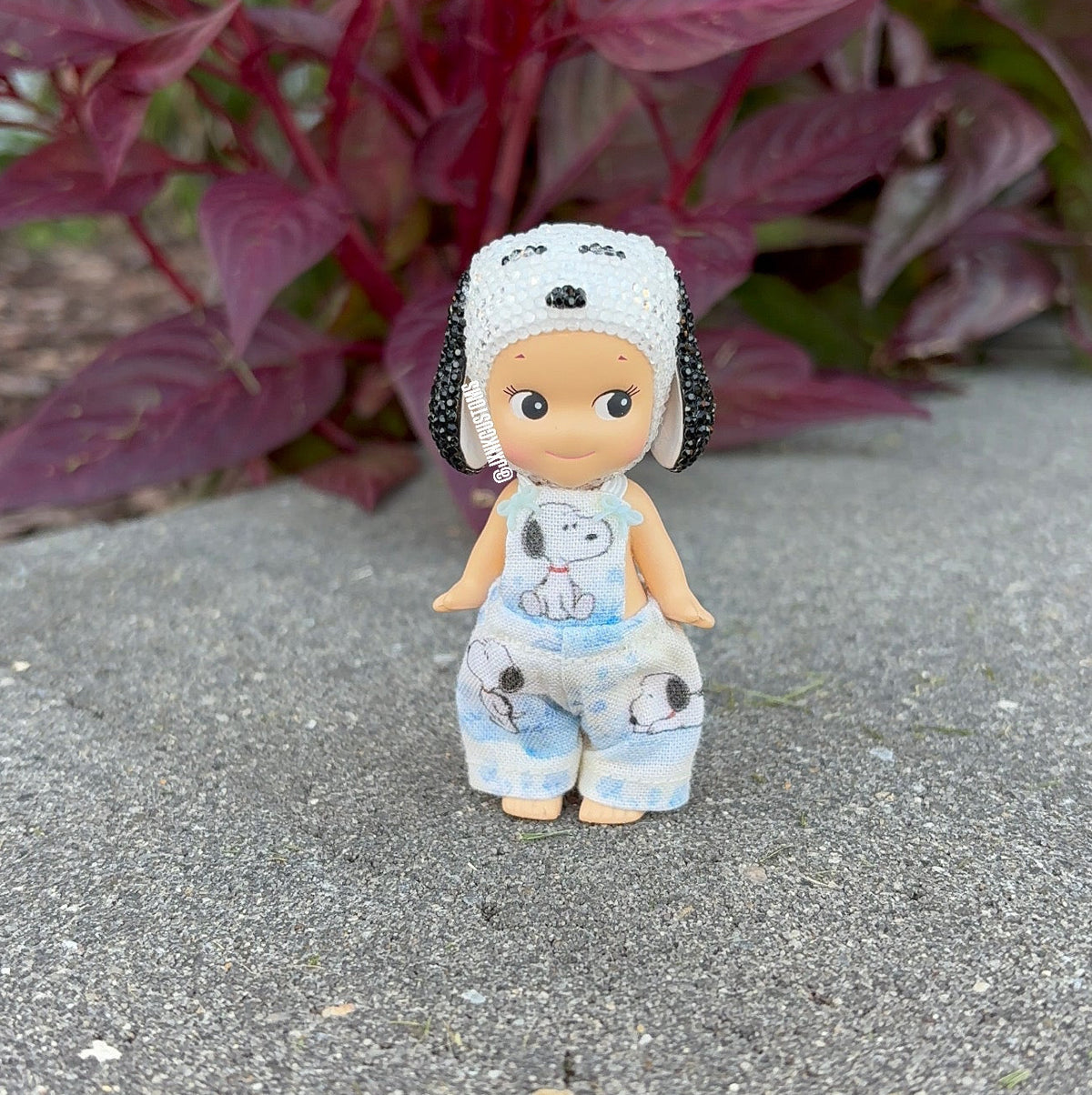 Authentic Custom Bedazzled Snoopy Sonny Angel