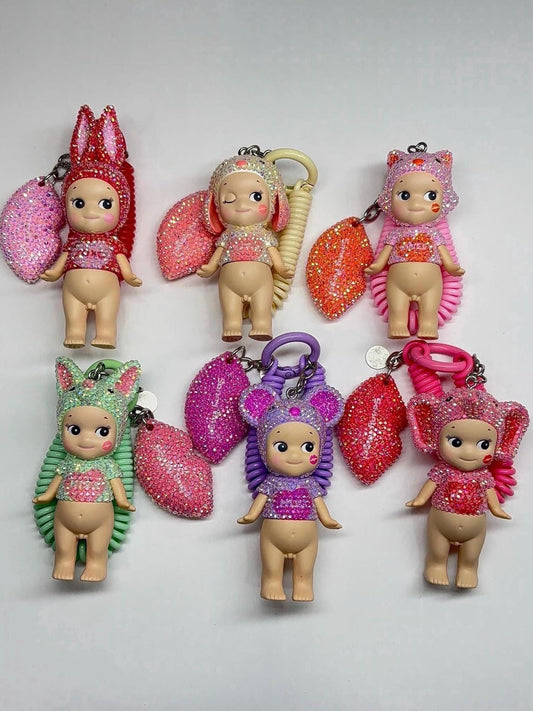 Authentic Bedazzled Sonny Angel Keychain
